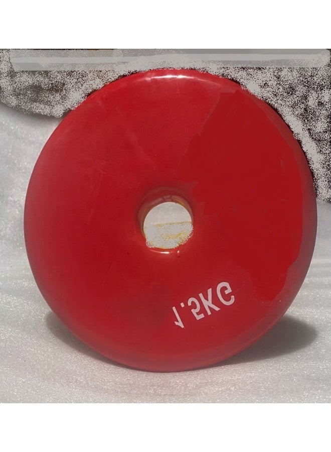 إليت طارات اوزان فينيل ألوان 1.5 كجم إليت(فتحة 2.6سم/2قطعة) - Image 3